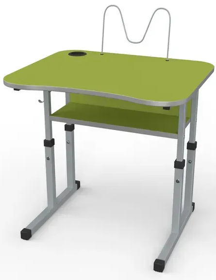 Стіл учнівський одномісний №3-6 без полиці /600х500 МФ Вересень